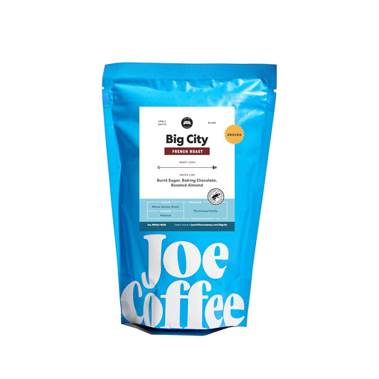 Joe Coffee Company - Big City Ground Specialty Coffee, 6 oz Bag | NYC Roaster, Rainforest Alliance Certified, Kosher,