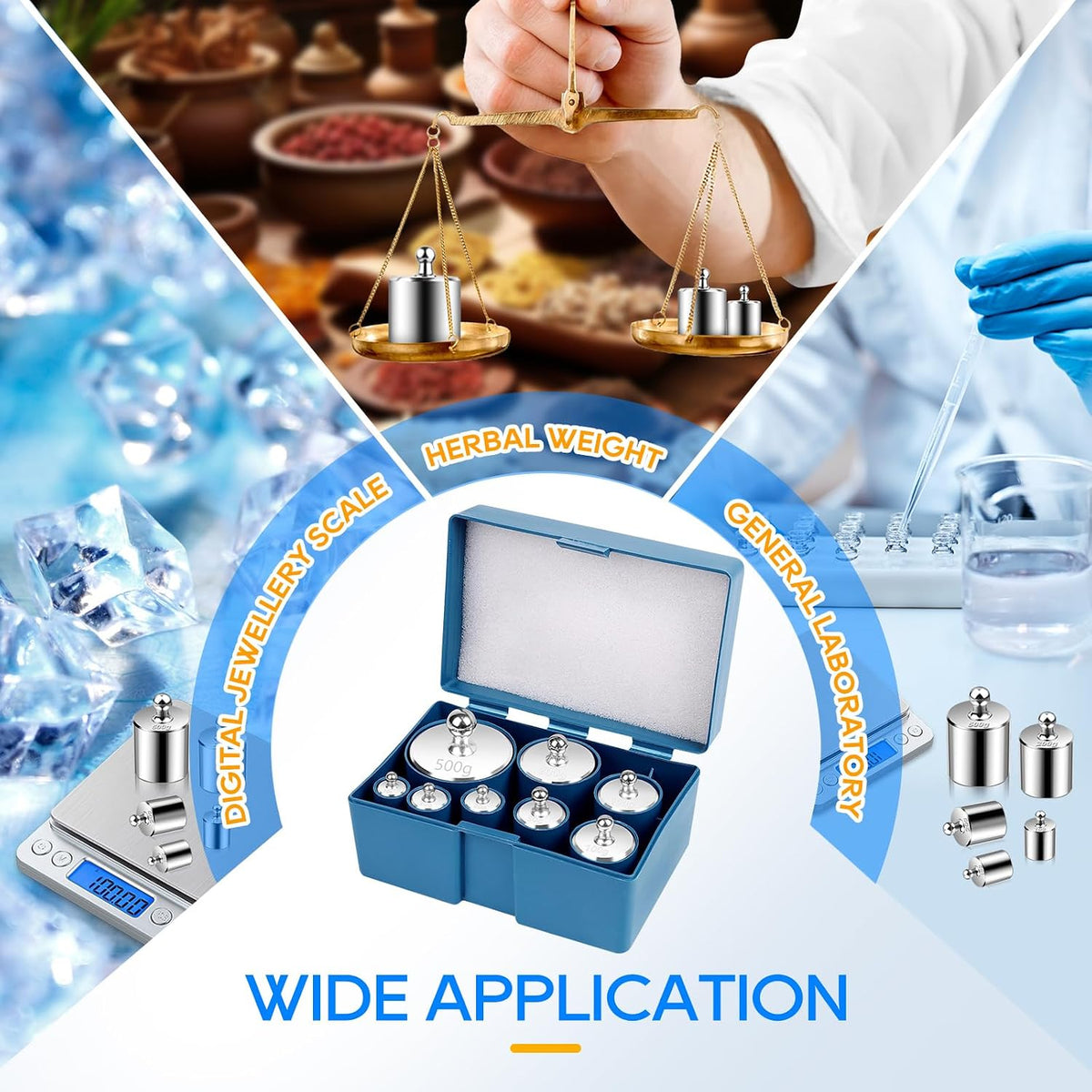 UCEC Calibration Weight Set 1000g for Digital Scale