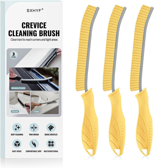 SXhyf Cleaning Brush - Hard Bristle Crevice Cleaning Brush, Multifunctional Gap Scrub Brush, Kitchen Essentials, Bathroom