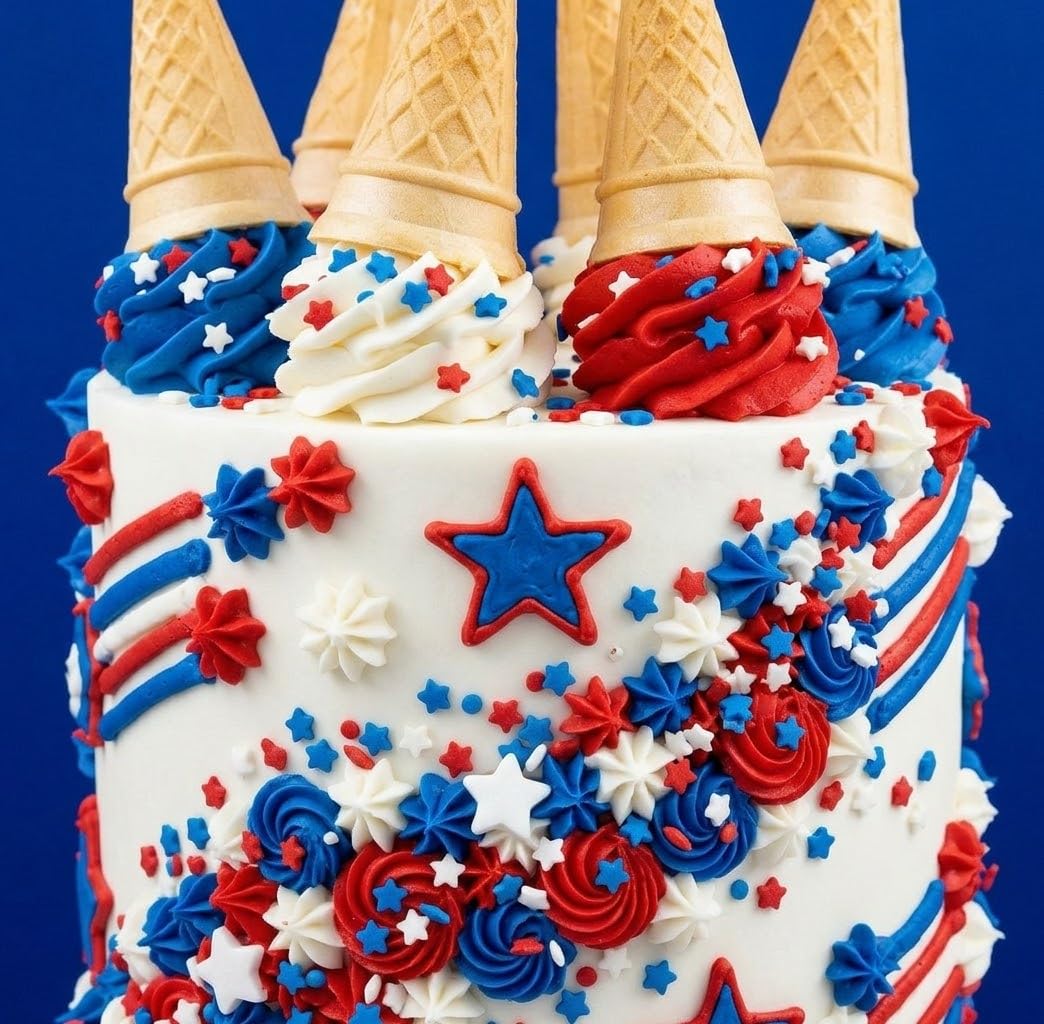 Sprinkles | Colored Sugar | Patriotic Sprinkles | Red white and blue sprinkle | Cocktail sugar | Cupcake sprinkle | Cake sprinkles | Manvscakes | 3 ounces