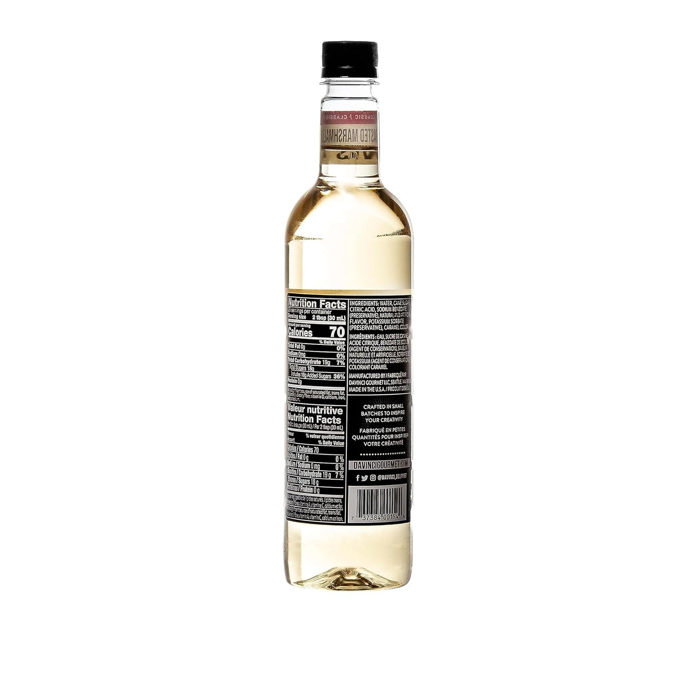 DaVinci Gourmet Classic Toasted Marshmallow Syrup, 25.4 Fluid Ounces (Pack of 1)