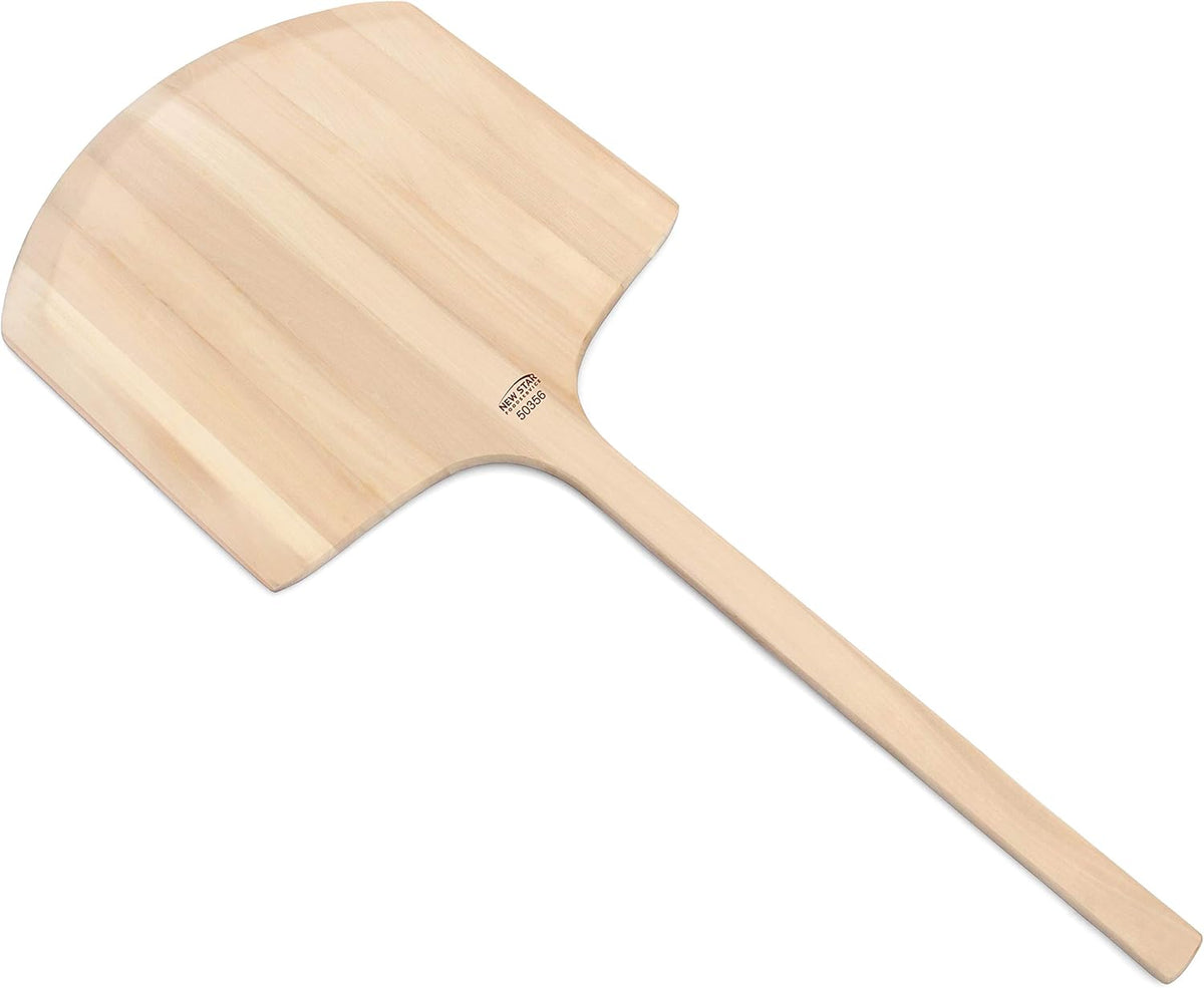 New Star Foodservice 50356 Wooden Pizza Peel, 18" x 18", 42" Overall