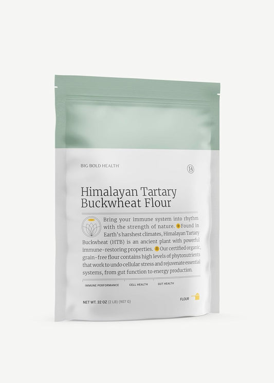 Big Bold Health Himalayan Tartary Buckwheat (HTB) Super Nutrition, Gluten-Free Flour Alternative for Baking. Certified