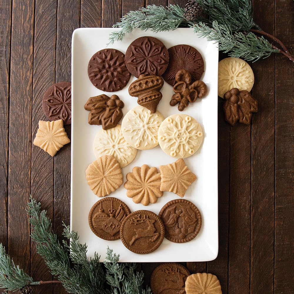 Nordic Ware Snowflake Cookie Stamps (Set of 3)