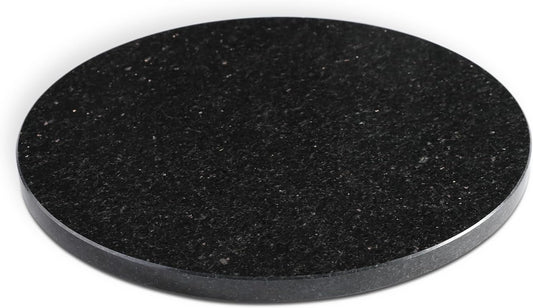 Koville Indian Natural Marble Cutting Board for Kitchen, 11inch Round Hand Crafted Marble Slab for Cheese, Charcuterie,
