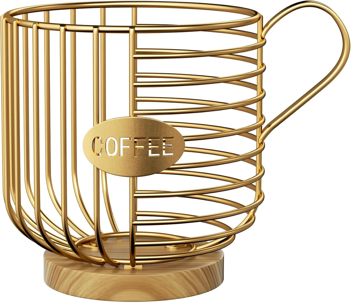 ACCACJEN Coffee Pod Holde,Sturdy Large Capacity Coffee Pod Basket
