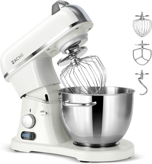 ZACME 8.4QT Commercial Stand Mixer 800W with NSF Certified and Aluminum Die Casting, Mixers Kitchen Electric Stand Mixer