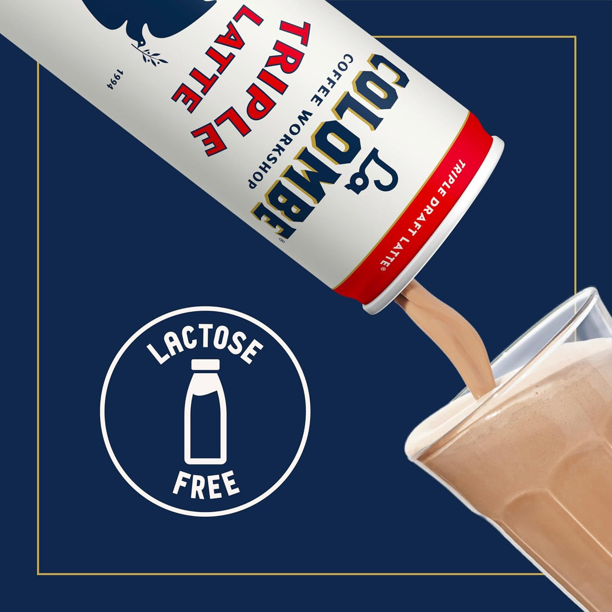 La Colombe Coffee, Triple Draft Latte, 11 fl oz Cans (Pack of 12), Coffeehouse Quality Cold Brew, Specialty Grade Coffee Beans, Ready-to-Drink On-the-Go