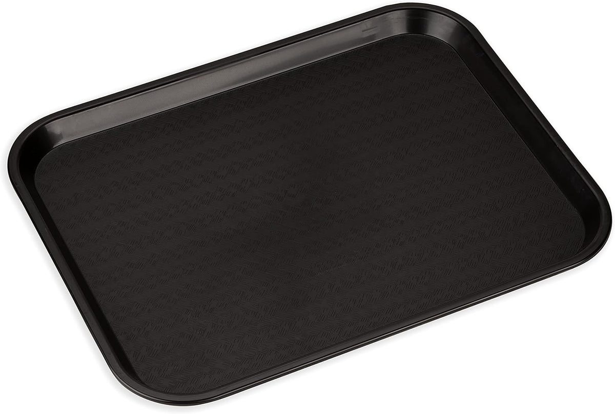 Carlisle Cafe Tray, Fast Food Restaurant Tray, 14 x 18, 1 Count, Black