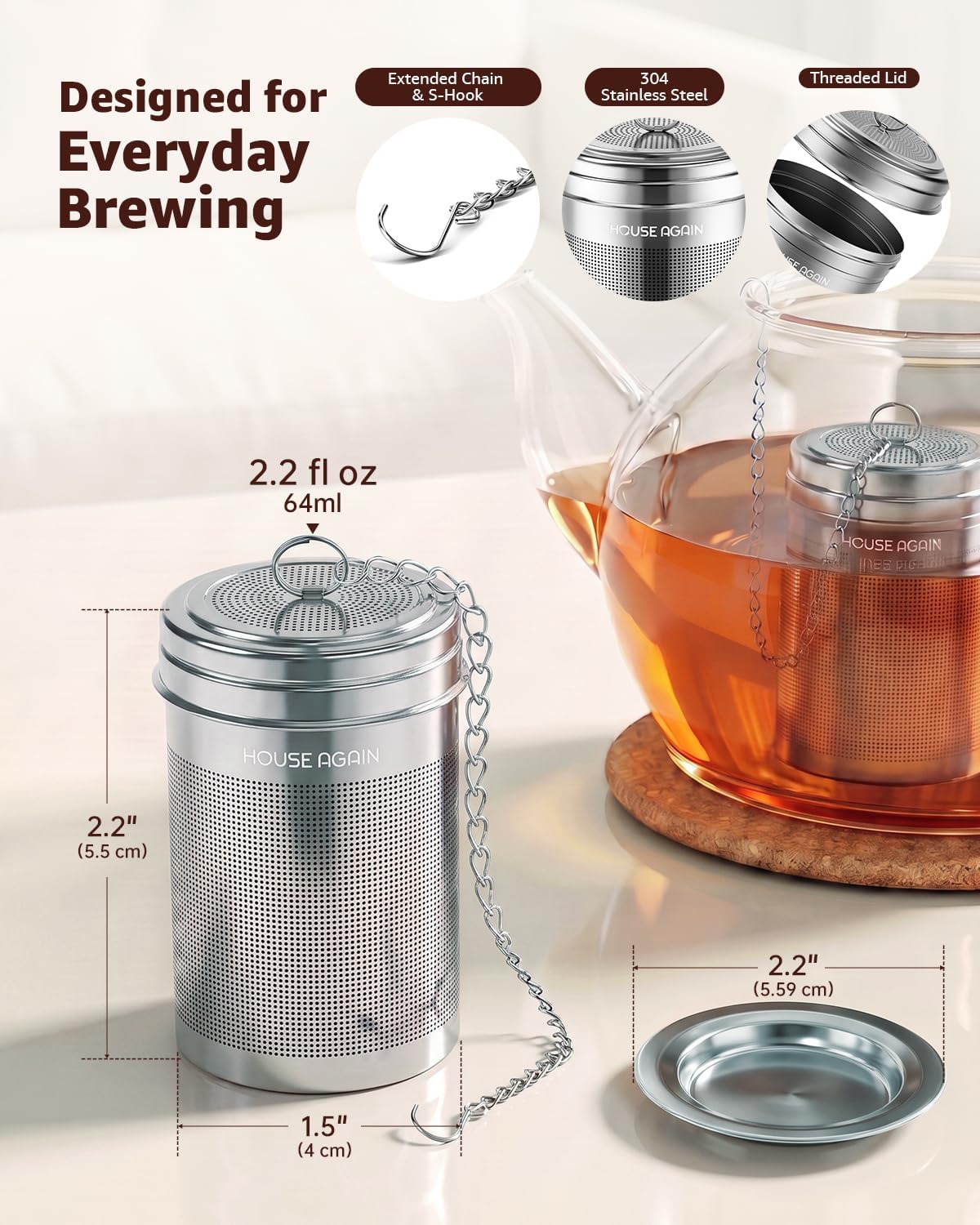 HOUSE AGAIN Tea Infuser