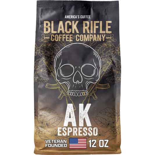 Black Rifle Coffee Medium Roast Ground Coffee AK Espresso 12 oz