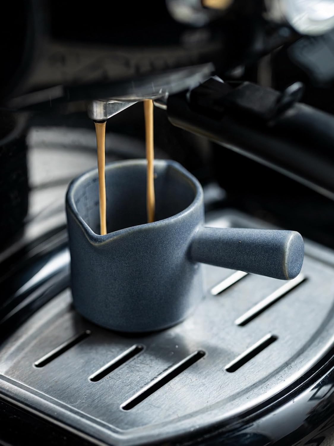 Espresso Cups Ceramic, Espresso Measuring Cups with Handle 3 OZ