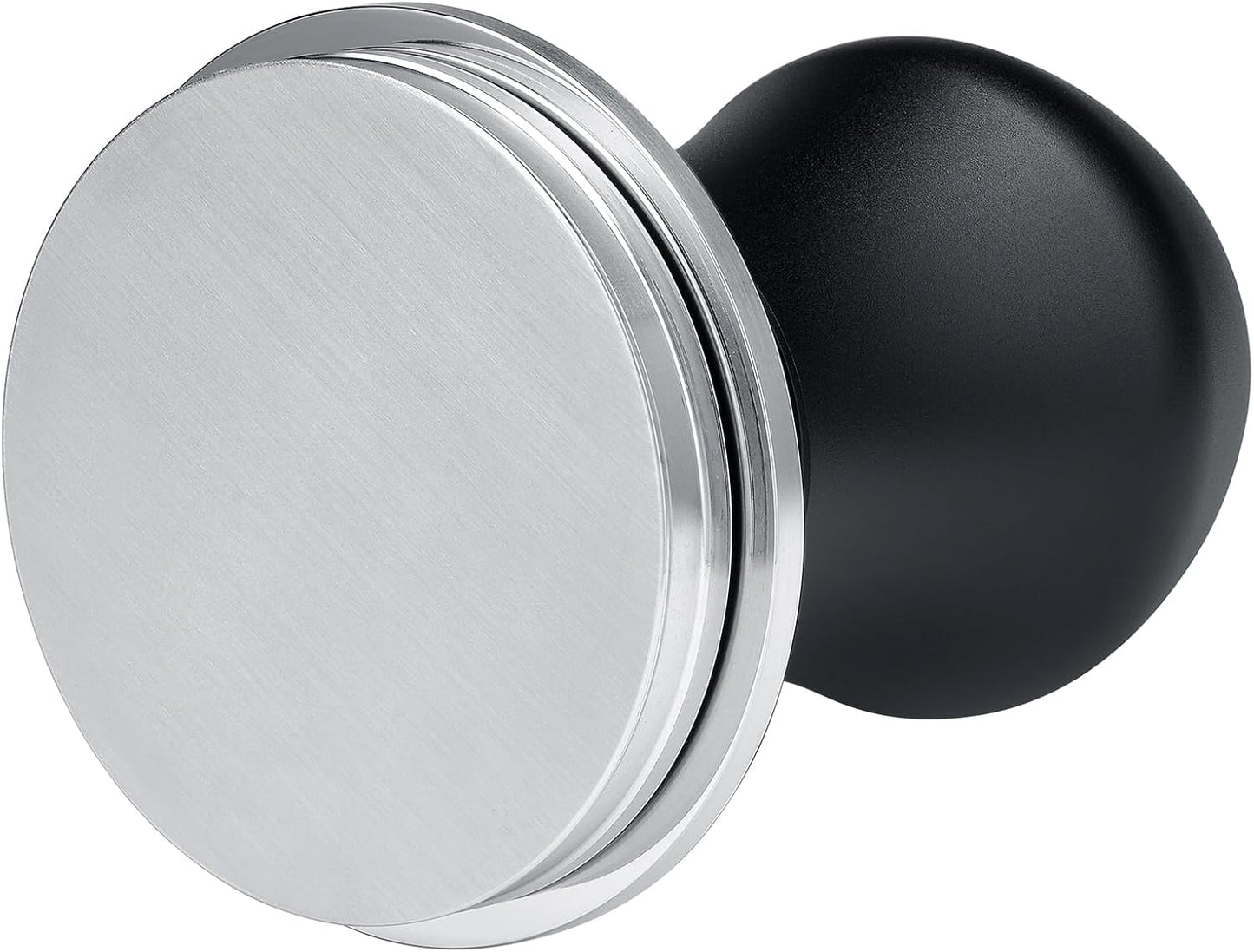 Normcore 51.5mm Coffee Tamper V4.1 Mini, Spring-Loaded Tamper with Click Feedback, Compatible with La Pavoni Professional PL, Europiccola EL, Black