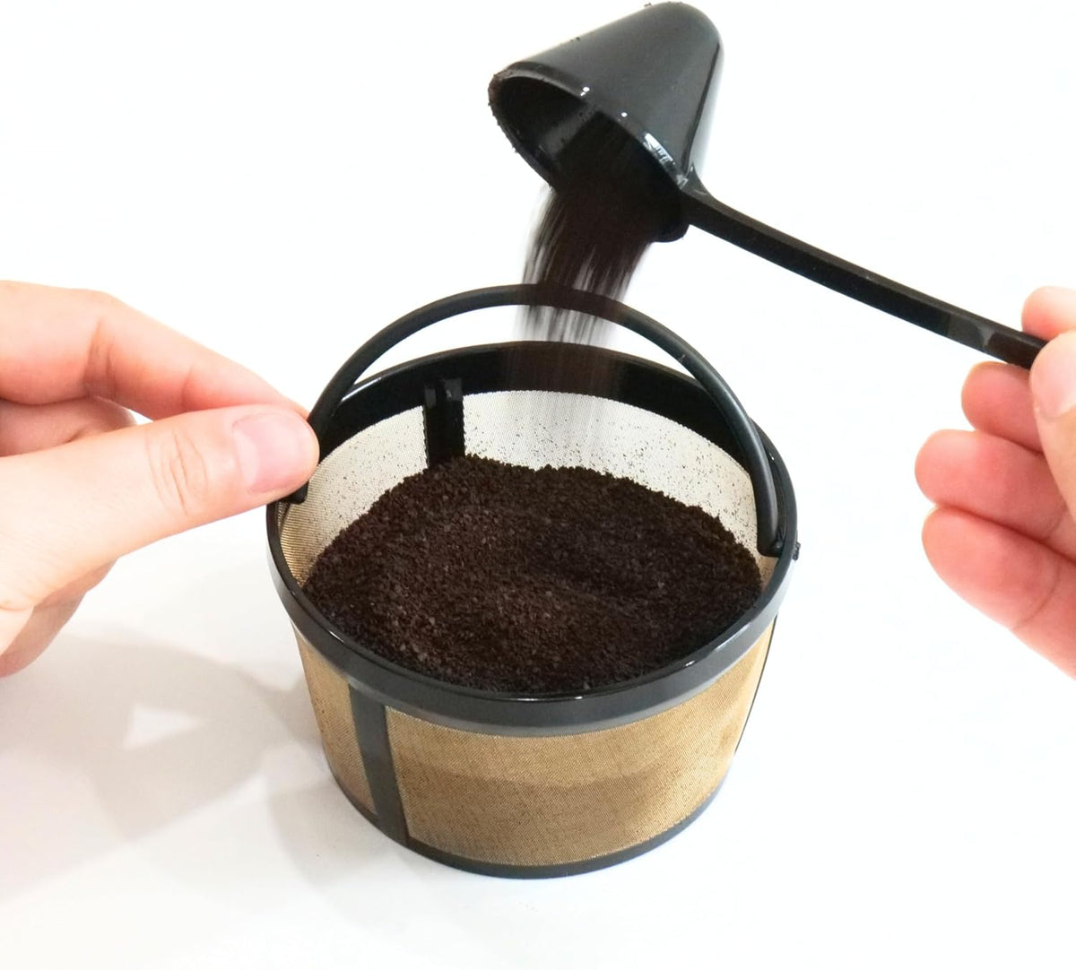 8-12 Cup Reusable Coffee Filter for Mr. Coffee Black+Decker | 304 Stainless Mesh Filter Fits Mr. Coffee, Black+Decker 8-12 Cup Makers, BPA Free, Dishwasher, Reusable Filters, 2 Pack