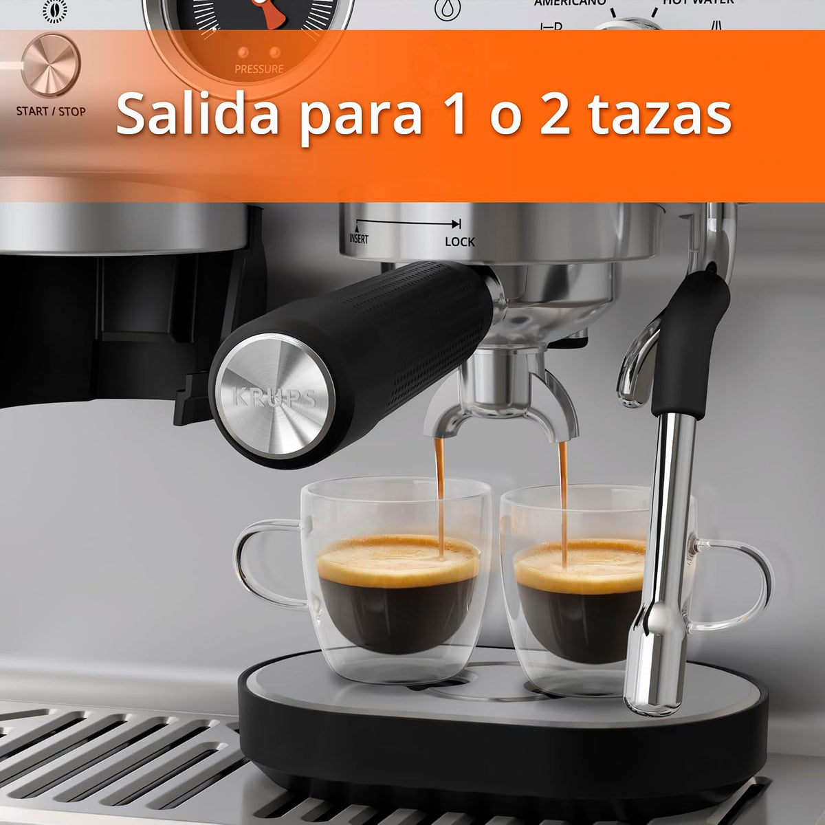 KRUPS Barista Espresso Machine with Built-In Grinder