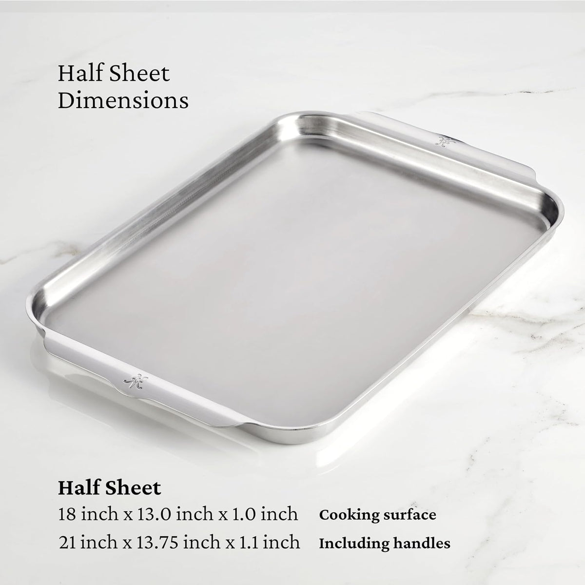 Hestan - OvenBond Collection - 13" x 18" Tri-Ply Clad Stainless Steel Half Sheet Pan