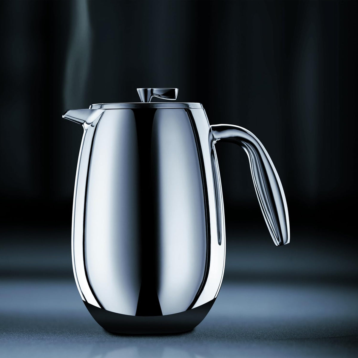 Bodum 51 oz Columbia Thermal French Press Coffee Maker, Insulated Double Wall Stainless Steel, Chrome