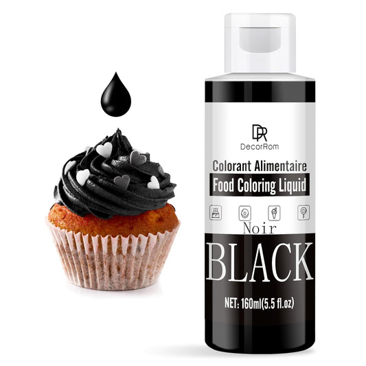 Food Coloring - Vibrant Liquid Icing Food Coloring Set for Baking, Cake Decorating, Easter Egg, Airbrush - Tasteless Food