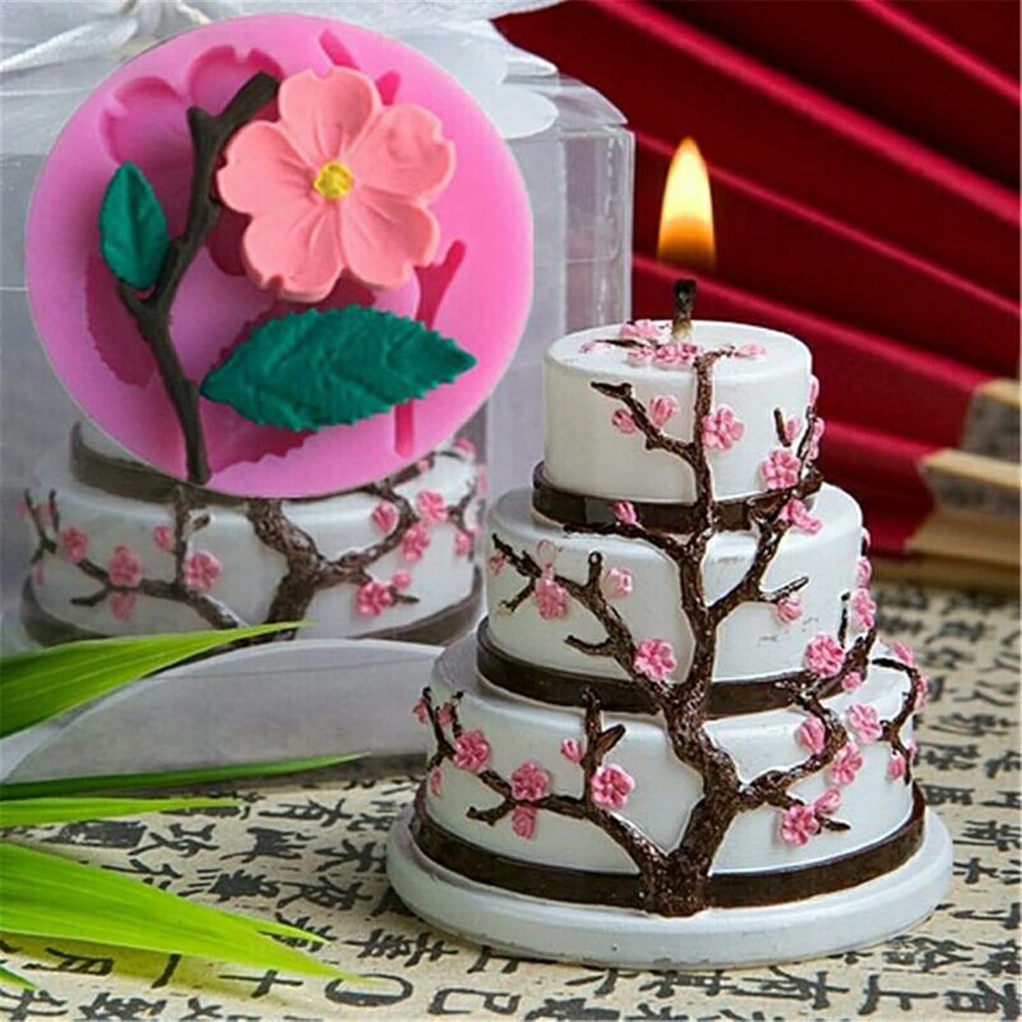 9 Pcs Flowers Fondant Molds Silicone for Cupcake Dessert | Chocolate Jelly Cookie Decor, Jewelry, Pastry, Handmade Soap Mould Candy Making