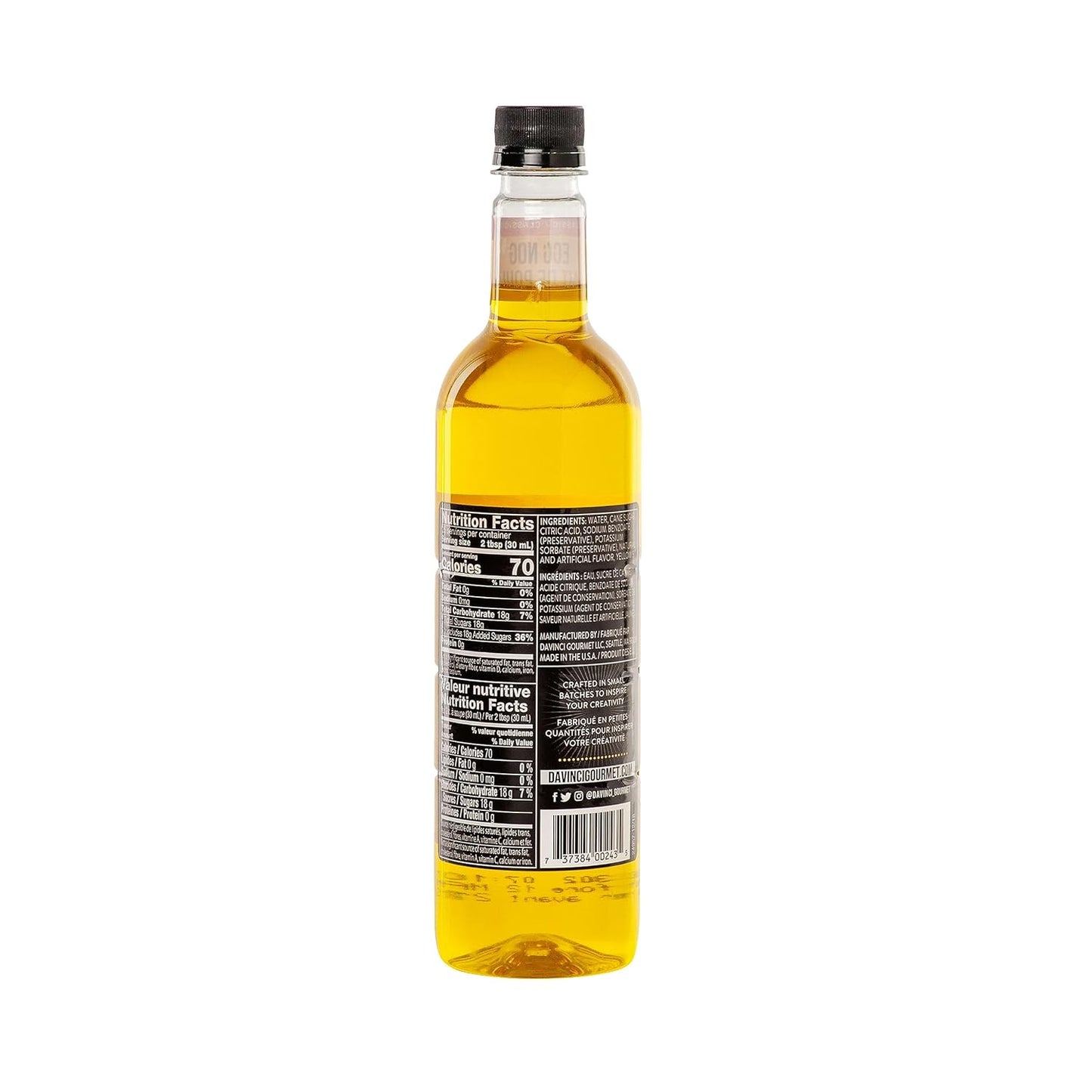 DaVinci Gourmet Classic Egg Nog Syrup, 25.4 Fluid Ounces (Pack of 4)
