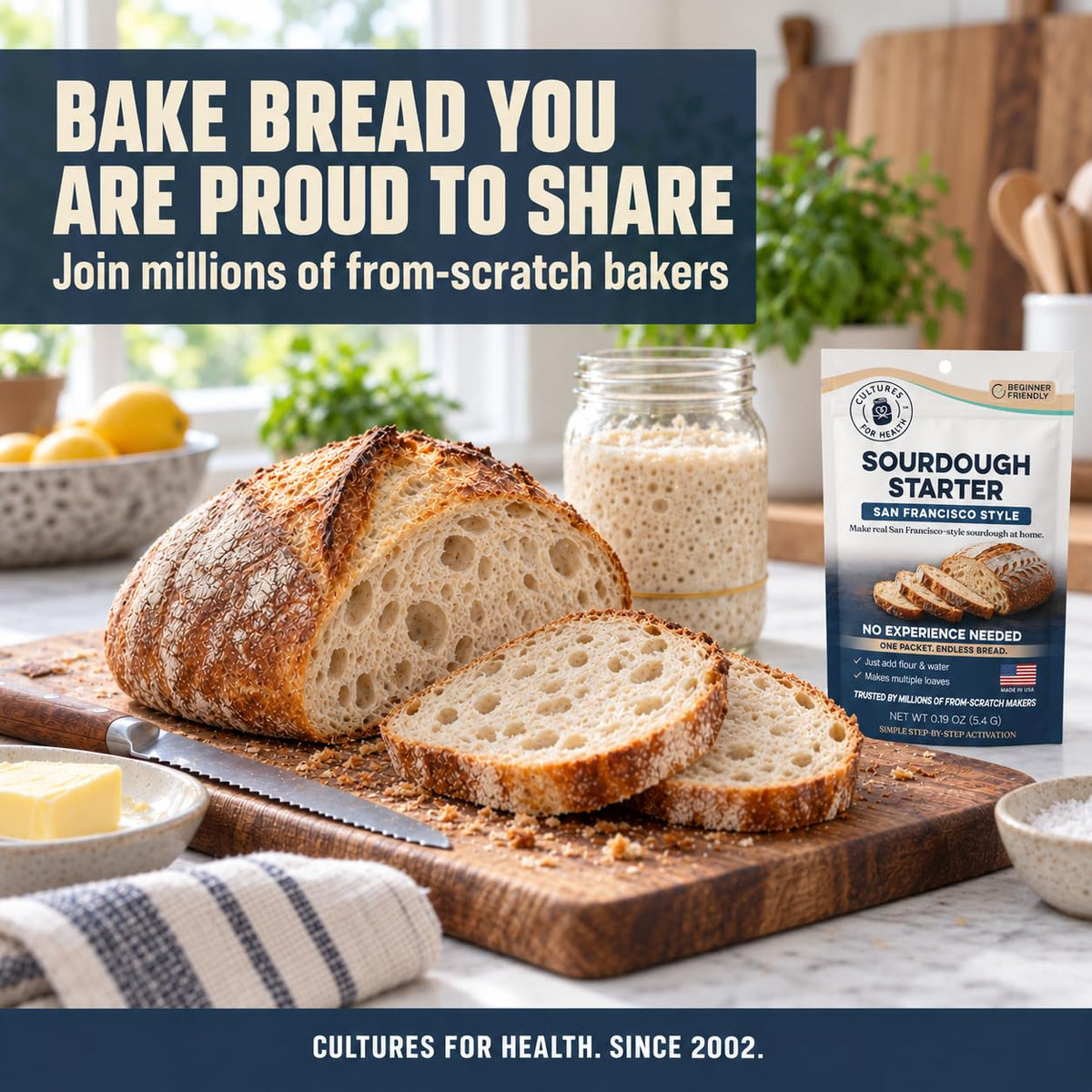Cultures for Health San Francisco Sourdough Style Starter Culture