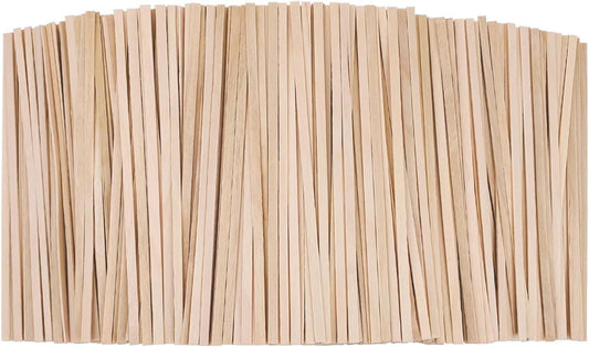 Wooden Coffee Stirrers, 1000 Disposable 5.5" Stir Sticks, for Coffee & Cocktails, Swizzle Drink Sticks, Coffee Bar