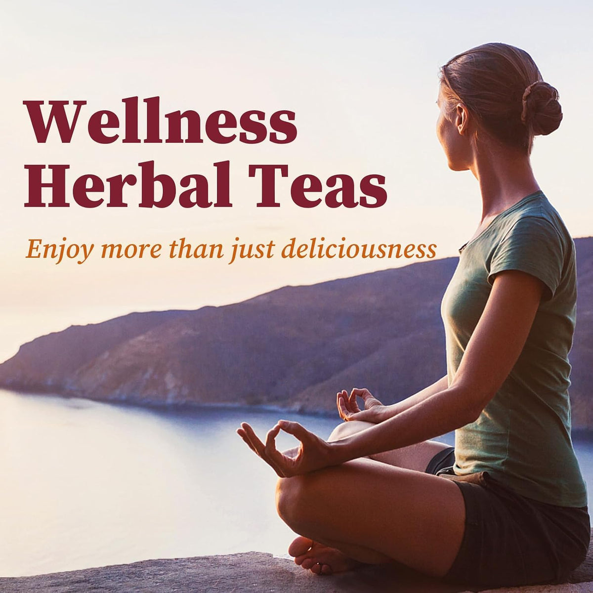 FullChea Cranberry Apple Tea Bags, 45 Counts, Fruit Herbal Blend, Non-GMO | Blended With Apple, Hibiscus, Rose &amp; Licorice, Naturally Sweet Tart Taste, Caffeine-Free, Wellness Support