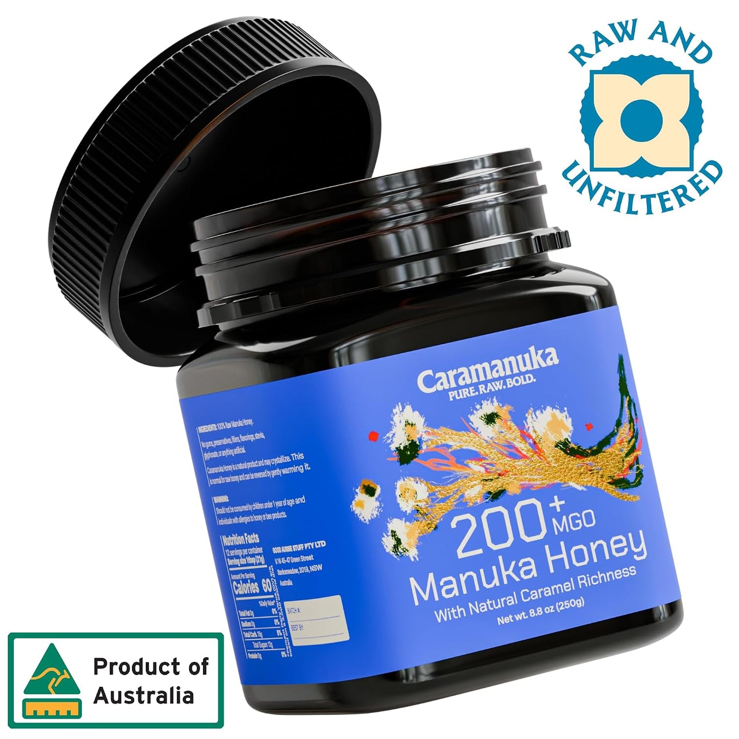 Caramanuka Manuka Honey MGO 200 250g