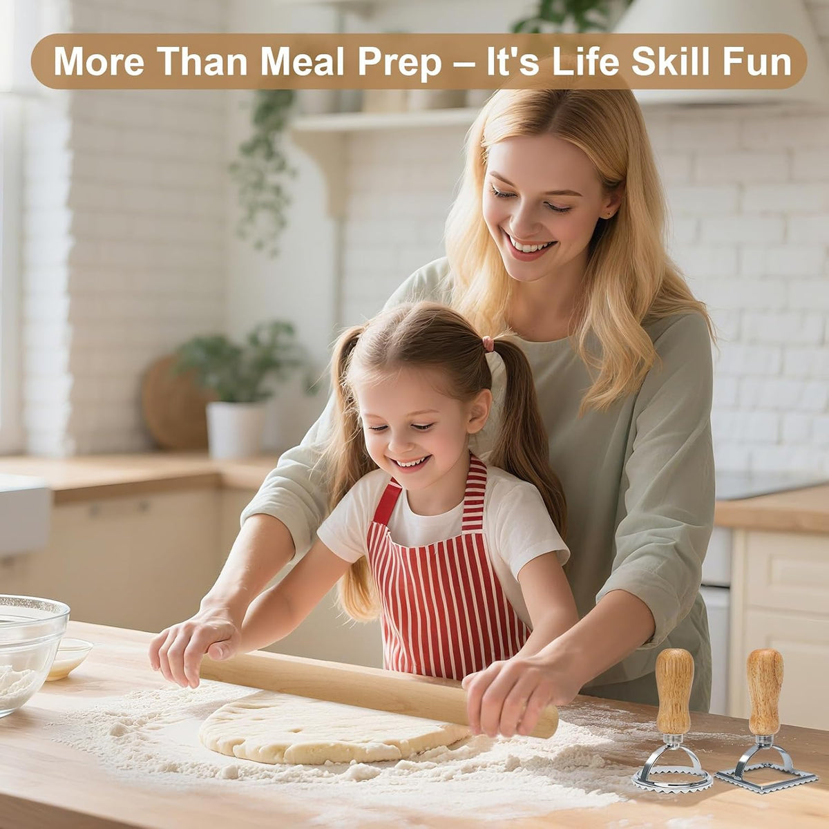9 PCS Pasta Making Tools Set with Pasta Drying Rack