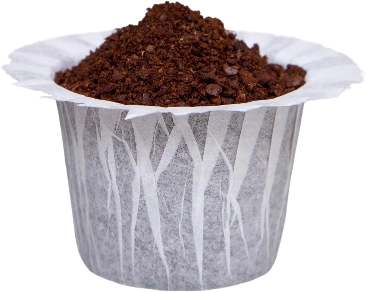 Irmidi 100 Count Disposable Coffee Paper Filters,Compatible with Keurig Brewers Single Serve 1.0 and 2.0, Fit all Reusable Coffee Pods.
