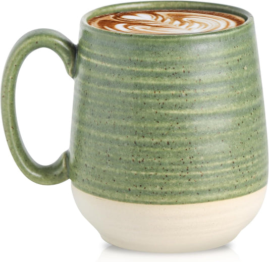 Hasense Ceramic Soup Cup With Handle, 20oz Large Coffee Cup for Home and Office, Perfect for Tea, Coffee, Latte, Dishwasher