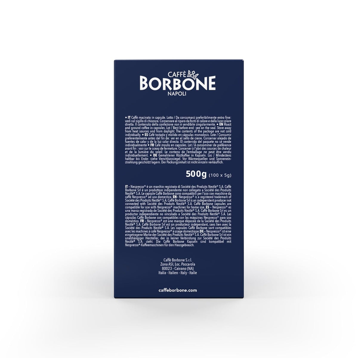 Caffè Borbone Ciao Venezia Aluminum Capsules Compatible with Nespresso Original Machines, Medium Roast, 100 Count