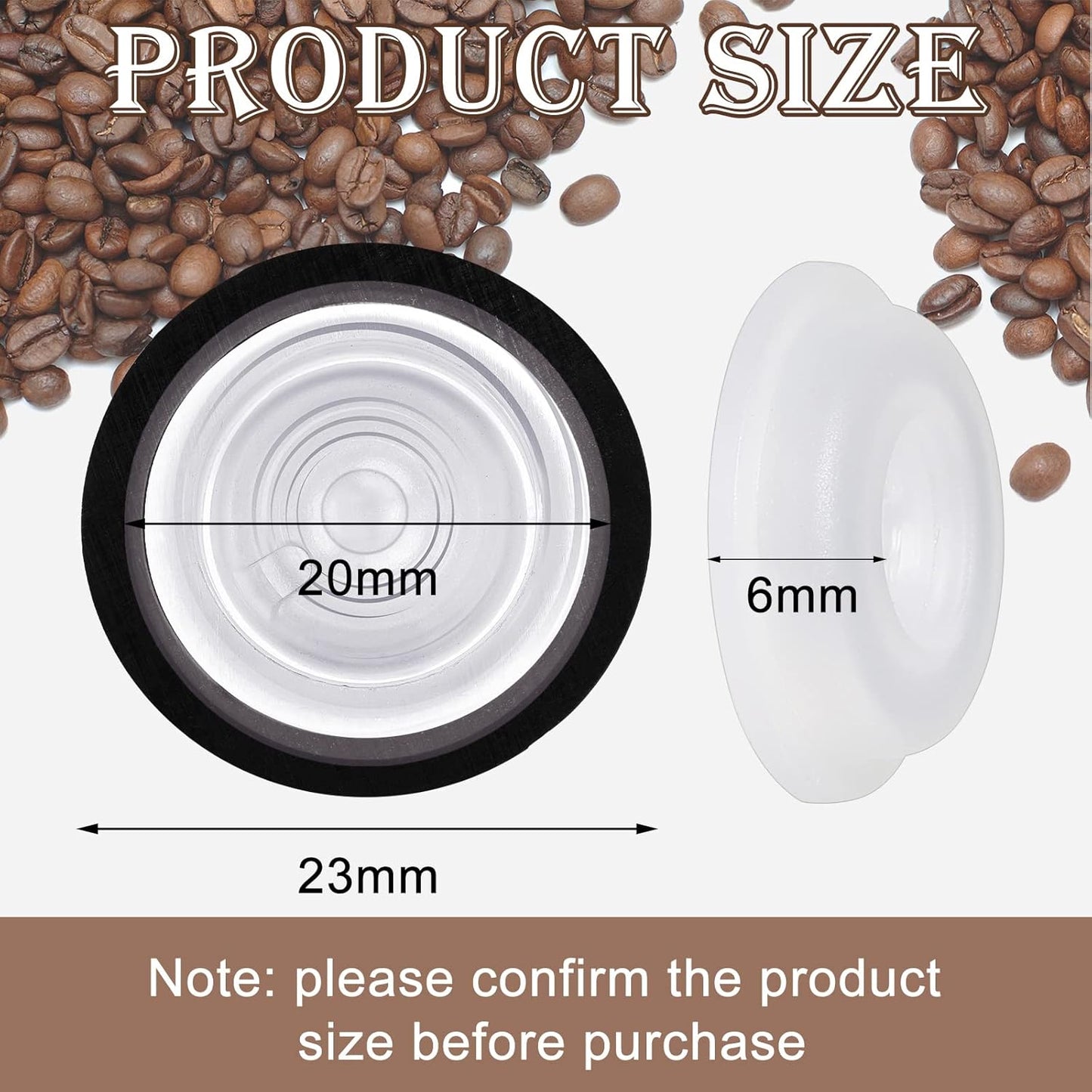 Tondiamo 22 Pcs Co2 Valve Filter Set Replacement for Coffee Canisters Airtight with 2 Rubber Rings, Degassing One Way Breather for Bean Container, Bag, Food Bags