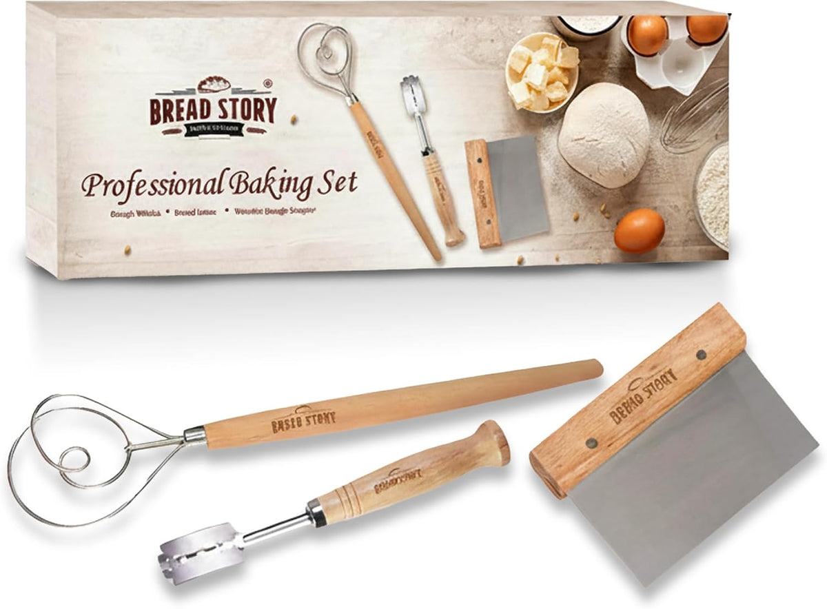 Danish Dough Whisk Set