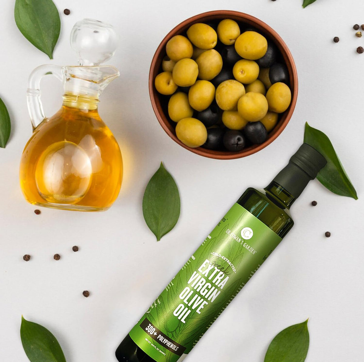 Dr. Cowan's Garden 300+ Polyphenol Extra Virgin Olive Oil