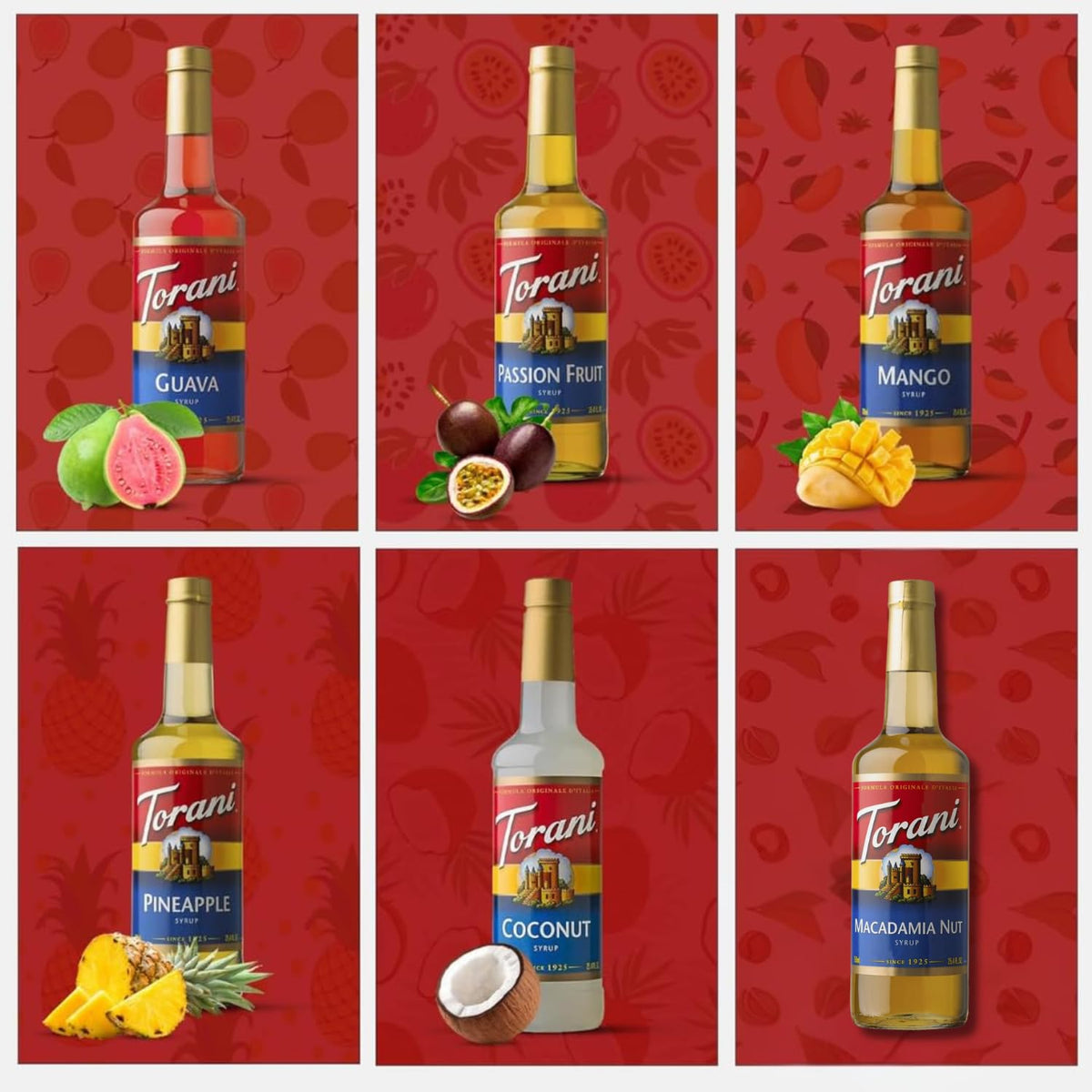 Torani Tropical Paradise Syrup Variety
