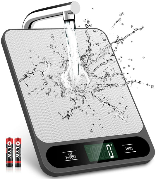 Mik-Nana Food Scale, 10kg/22lb Digital Kitchen Scale Weight Grams and Ounces for Baking Cooking Coffee Package Postage, 6