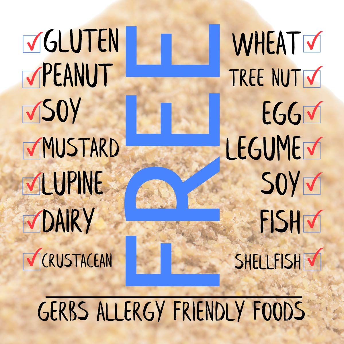 Gerbs Flax Seed Meal 1 lb. | Finely Ground, No Additives, Resealable Bag | Earthy &amp; Smooth for Baking, Full Oil Content | Top 14 Allergen-Free