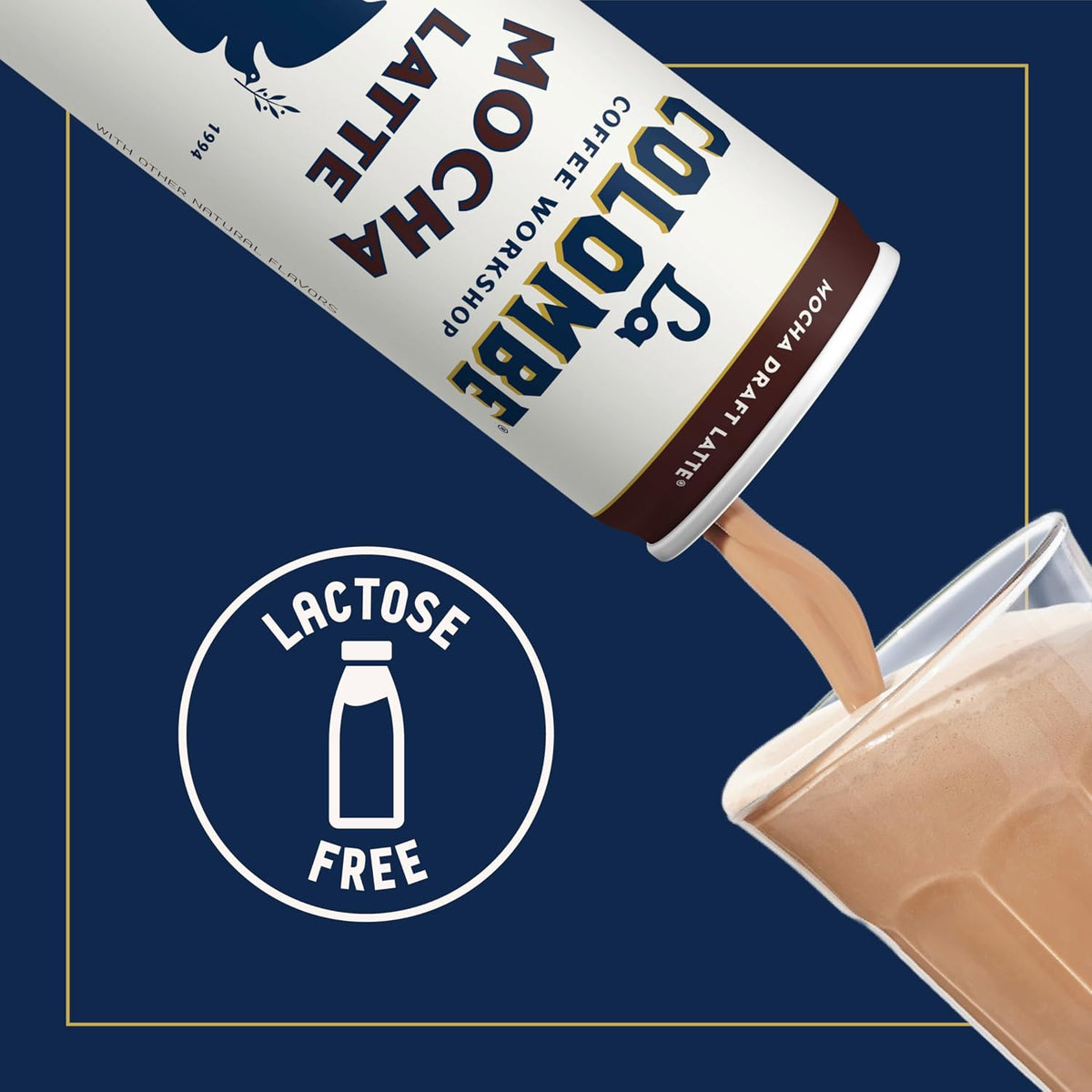 La Colombe Coffee, Mocha Draft Latte, 11 fl oz Cans (Pack of 12), Coffeehouse Quality Cold Brew, Specialty Grade Coffee Beans, Ready-to-Drink On-the-Go