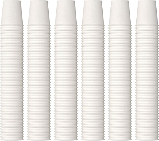 JOLLY PARTY 2 oz Paper Cups, 1440 Pack Small Bathroom Paper Cups, White Mouthwash Cups, Disposable Mini Espresso Cups, Paper