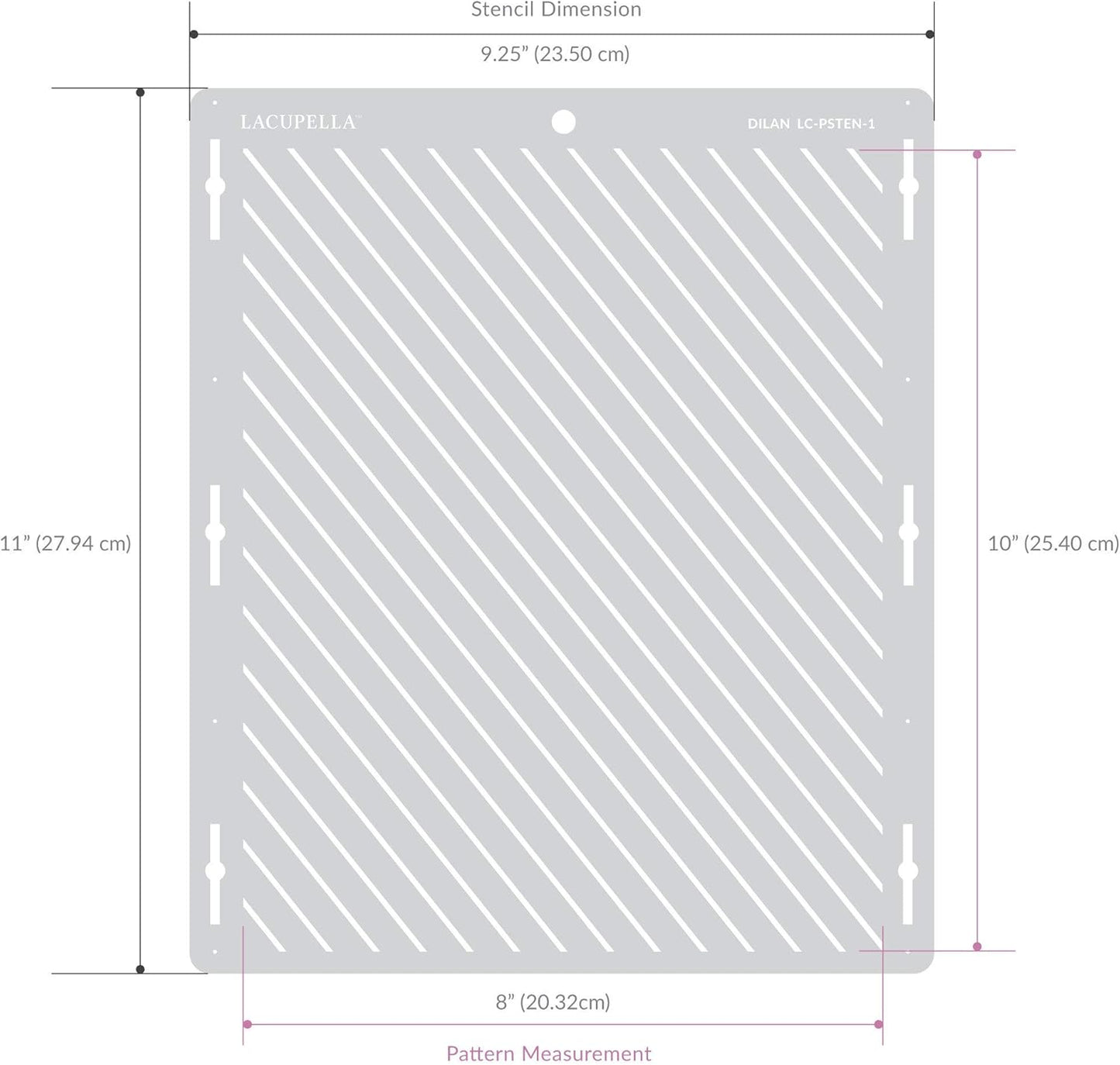 Rose Cake Stencil - Seamless Delicate Pattern for Decorating Tall Double Barrel Cake to Use with Buttercream, Royal Icing, Ganache, Paint, Airbrush (ROSA)