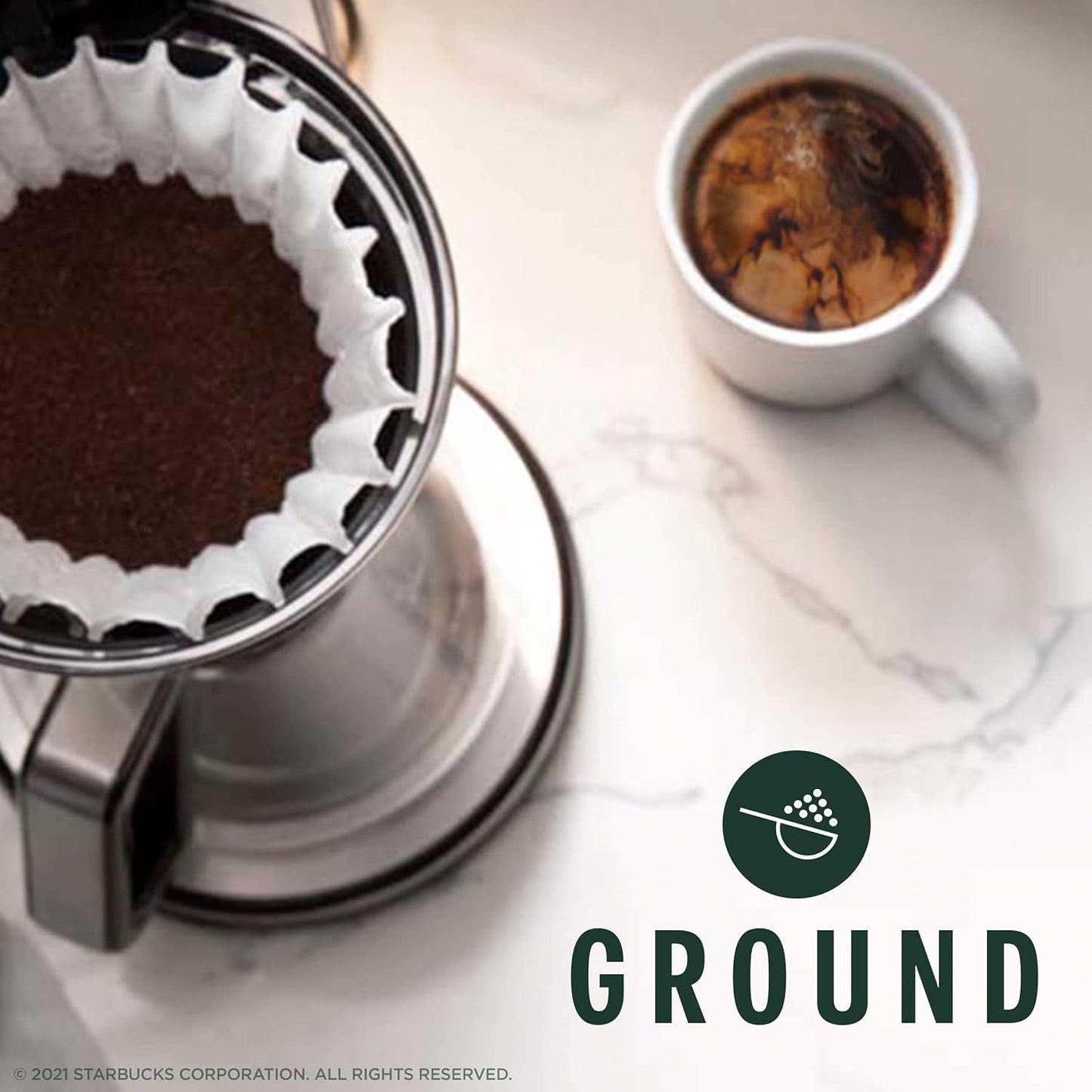 Starbucks Ground Coffee, Maple Pecan Flavored Coffee, Naturally Flavored, 100% Arabica, 1 bag (17 oz)