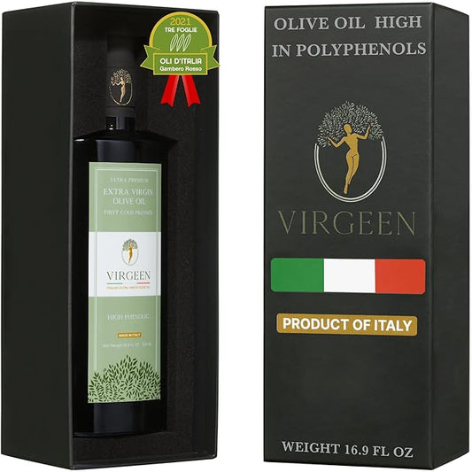 N°1 Drinking Extra Virgin Olive Oil - Italian Olive Oil from Italy 2025 Gold Awards Winner - 514 mg/kg High in Polyphenols