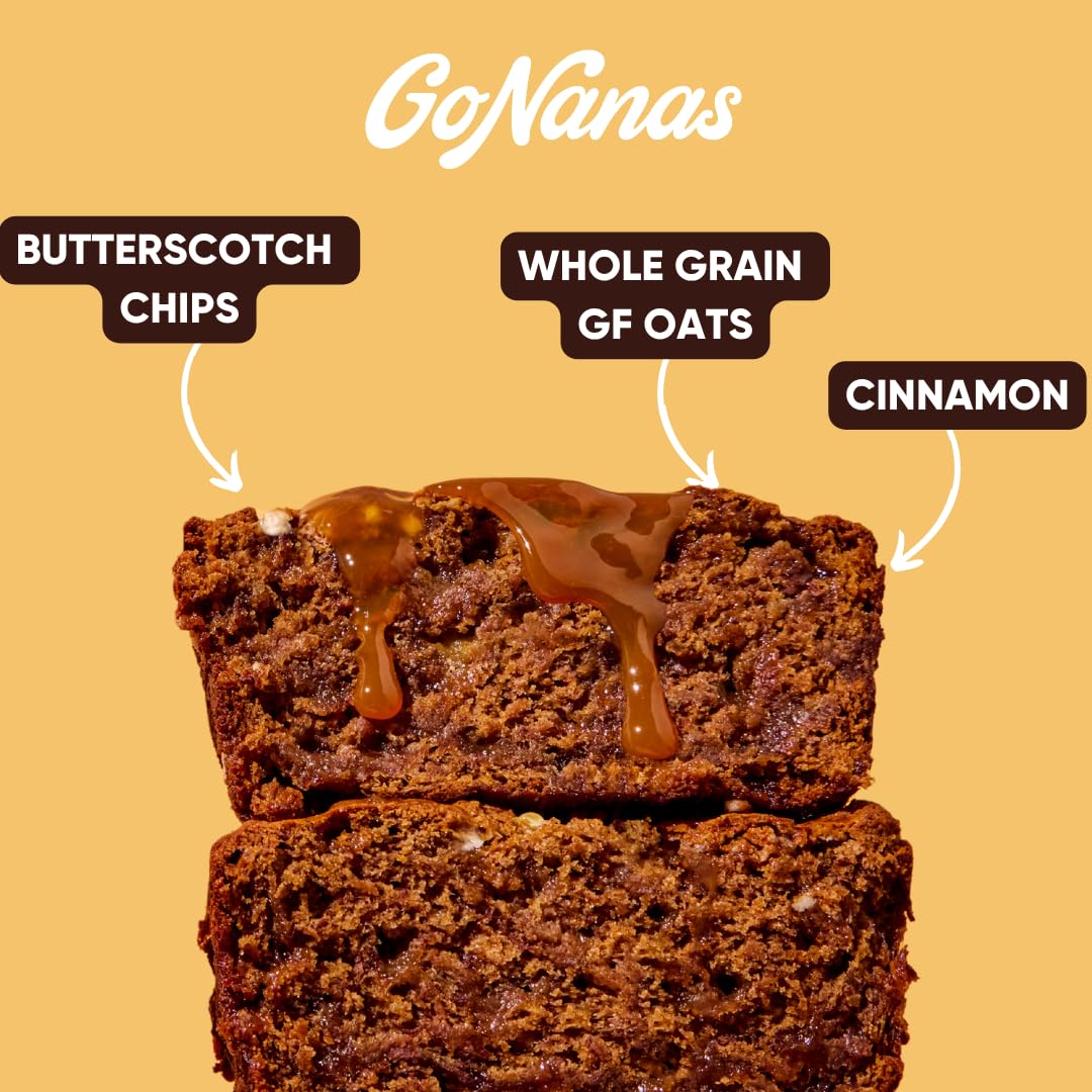 GoNanas Variety Pack Banana Bread &amp; Muffin Mix, Gluten Free, 3 Pack | Salted Caramel, Chocolate Chip &amp; Original | Dairy Free, Nut Free, Soy Free | Allergen Friendly | Better for You | Women-Owned