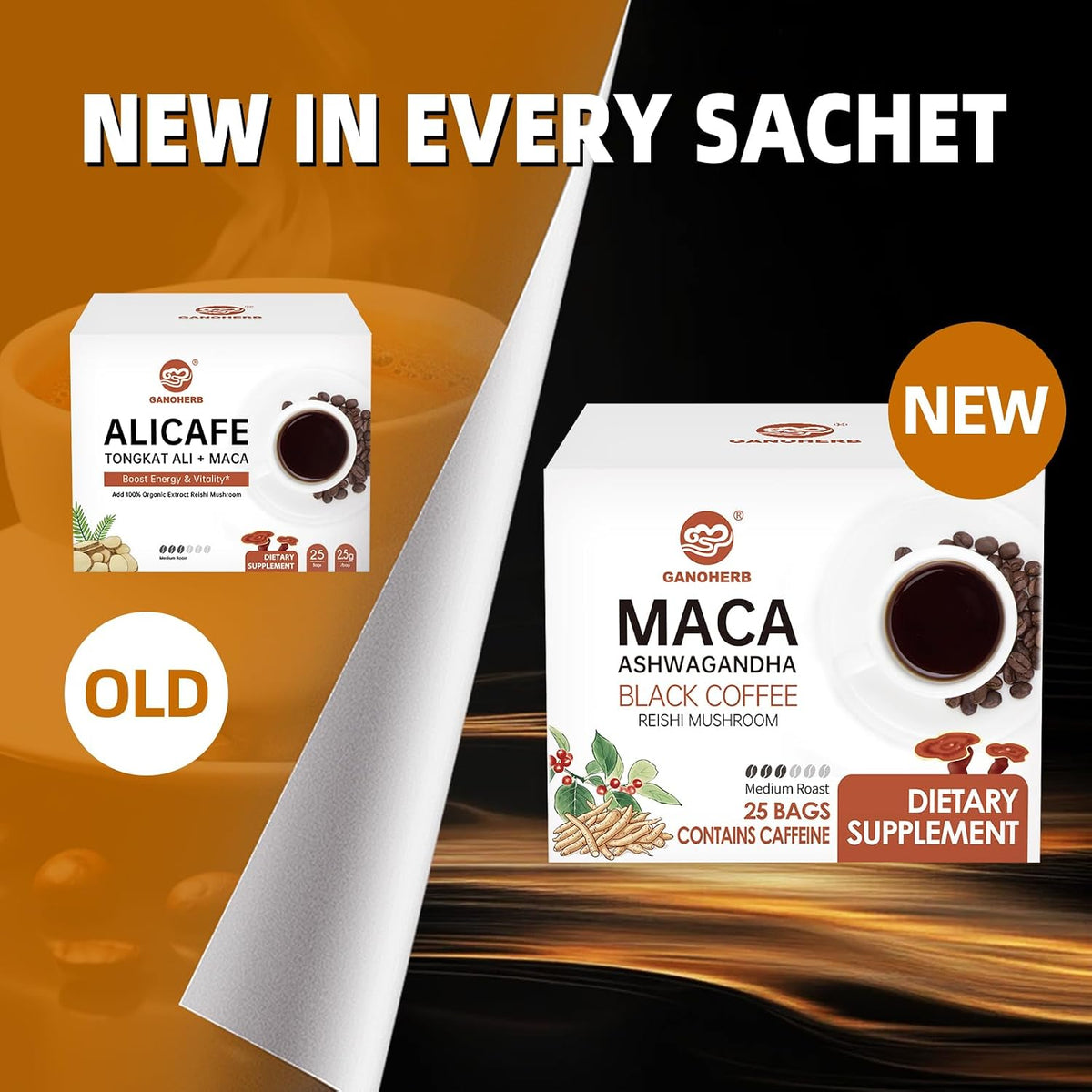 GANOHERB Maca Energy Coffee for Men