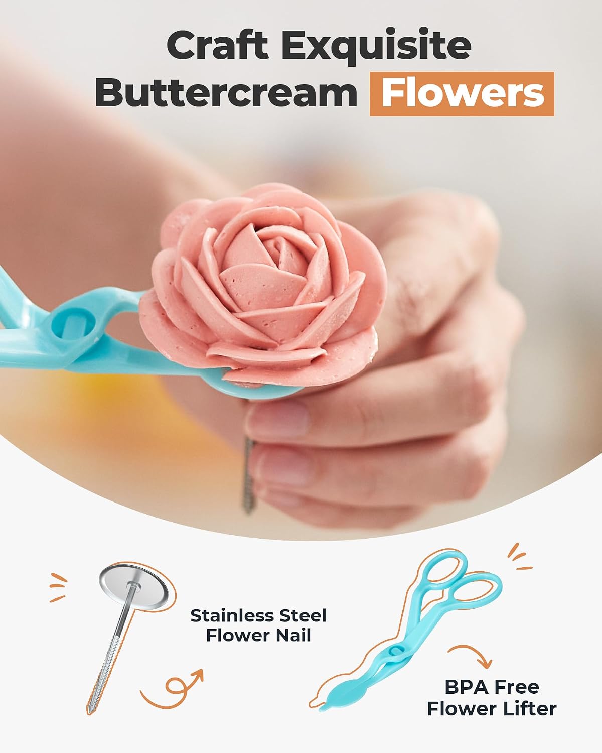 Kootek 140 Piping Bags and Tips Set Frosting Piping Kit for Beginner &amp; Pros | Baking Supplies Tools, 40+2 Disposable &amp; Reusable Piping Bags 12", 85 Icing Piping Tips, for Cookie Cupcake Cake Decorating