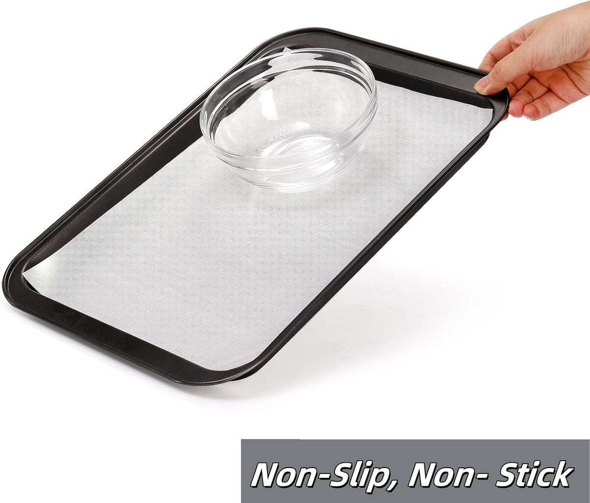 Covzoe Silicone Baking Mat Roll, 15.7 In x 8 FT Non-Stick Pastry Mat | Cut to Any Size, Heat Resistant Food Grade Silicone Dough Rolling Mat, Reusable Air Fryer Liner for Pie Crust, Pizza Cookies