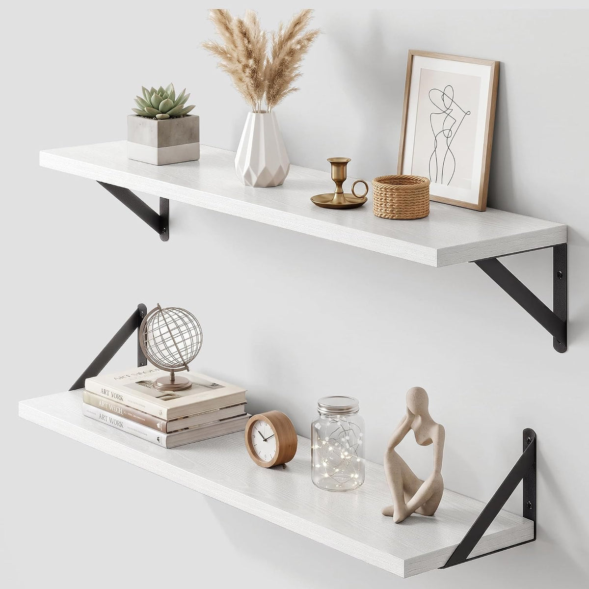 Dreamland Wall Mounted Floating Shelves Set of 2