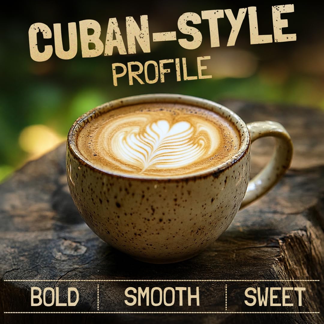 Mayorga Organic Coffee 2lb Cafe Cubano Roast - Dark Roast Whole Bean Specialty Grade Coffee