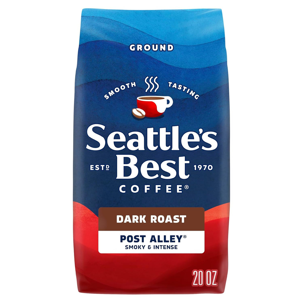 Seattle’s Best Coffee Post Alley Dark Roast Ground Coffee